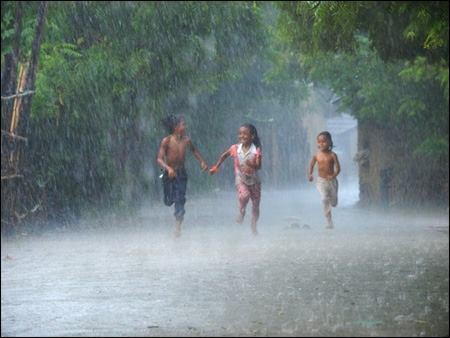 Những đứa trẻ ở nông thôn thường chơi đùa dưới những trận mưa to thế này. Chùm ảnh: Các thủ khoa xuất sắc ghi danh sổ vàng tại Văn Miếu Chùm ảnh: Chiêm ngưỡng tác phẩm 3D "kinh dị"